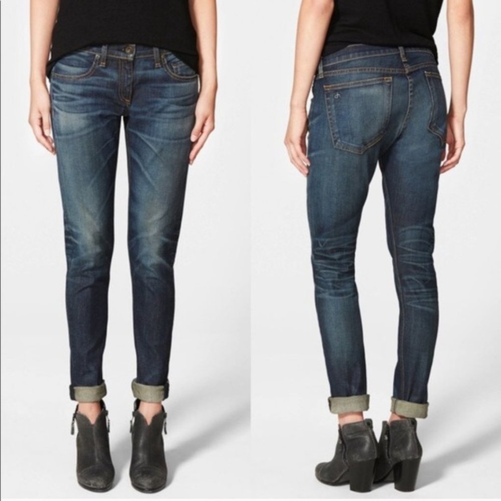 Rag & Bone • The Dre Boyfriend Jeans Watts Blue